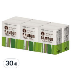 BonitaGoods 無漂白竹纖維迷你口袋衛生紙 3層, 30個, 10片