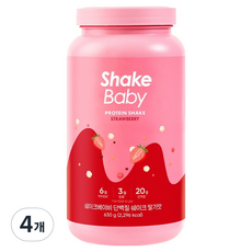 ShakeBaby 身材管理奶昔 草莓口味, 630克, 4個