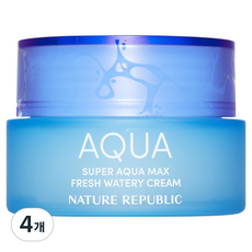 네이처리퍼블릭 슈퍼 아쿠아 맥스 프레시 지성용 수분크림, 80ml, 4개