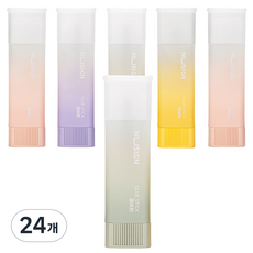 得力努賽因 三角粉彩漸層固體膠水 隨機出貨 NS150, 21g, 24個