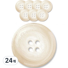 Button King 東大門鈕扣王 高級霧面大衣開襟衫鈕扣 18mm, 維吉 WT, 24個