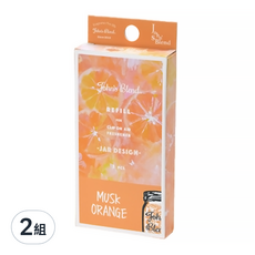 John's Blend 車用香氛夾補充3件組 - 柑橘麝香, 2組