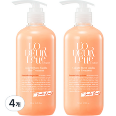 로더렛 인 잉글랜드 컬러핏 번트 바닐라 헤어 트리트먼트, 500ml, 4개