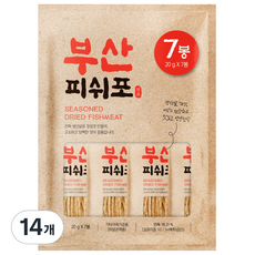 명성식품 부산피쉬포, 20g, 14개