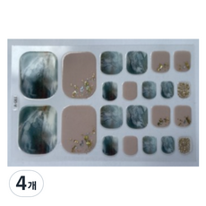 블루코지 패디팁 스티커 발꾸미기, 4개, Type 18