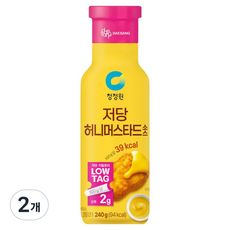 청정원 저당 허니머스타드 소스, 240g