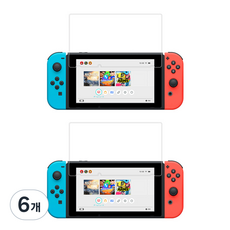 Joowon Company 任天堂 Switch 9H 螢幕鋼化膜, 6個, 單一商品