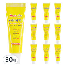 Yeko Mom Junior Chika Care 迷你牙膏 3 級氟化物, 15g, 30個