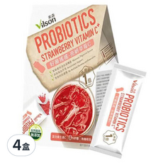 Vilson 米森 好菌搖搖 亮妍草莓C 3.5g, 4盒, 8包