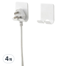 MONACO OLIVE Mono 鐵製電線掛架, 白色, 4個