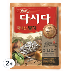 다시다 명품 골드 멸치, 2개, 300g