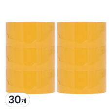 오공본드 OPP 박스테이프 중포장 아크릴타입 50m x 48mm, 황색, 30개