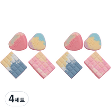 랩스밤 마블 입욕제 배쓰하트 200g x 2종 + 배쓰바 200g x 2종 세트, 4세트