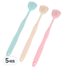 파스텔 스크래퍼 혀클리너 핑크 + 민트 + 화이트 세트, 5세트