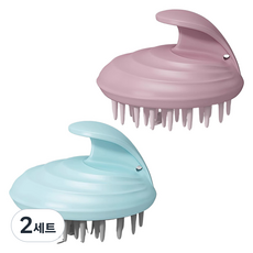 elive 頂級頭皮按摩器 2件組, 2套, 藍色, 紫色