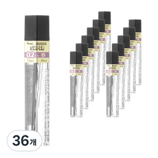 펜텔 샤프심 B C502-B, 0.2mm, 36개