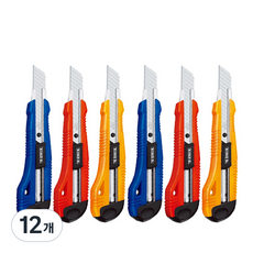 DADA Work 大型美工刀 18mm, 隨機出貨, 12個