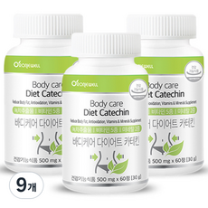 로니웰 바디케어 다이어트 카테킨, 9개, 60정