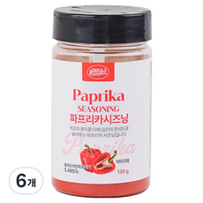 첫맛 파프리카 시즈닝, 130g, 6개