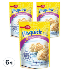 Bisquick 蜂蜜奶油餅乾粉, 219g, 6入