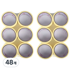 Bluemato 紙膠帶 12mm x 15m, 48個, 單一顏色