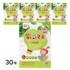 Cheeki monki 韓國小麥兒童麵, 菠菜味, 30個, 150g