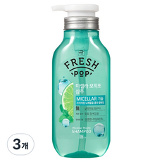 프레시팝 두피 클렌징 샴푸 모히또향, 500ml, 3개