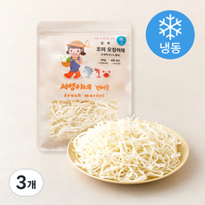 실속 조미 오징어채 (냉동), 3개, 400g