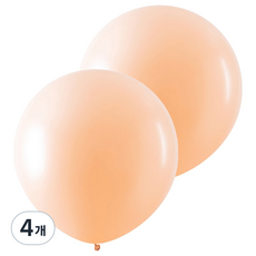 셈퍼텍스 풍선 90cm, 파스텔메이트 누드, 4개
