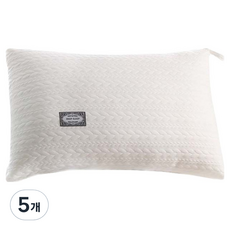 타히크 편안한 수면 경추 베개, 화이트, 5개