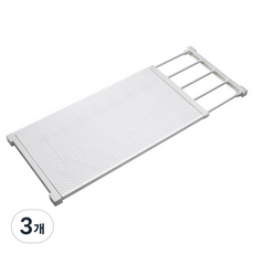 모나코올리브 프라임 폭조절 압축선반, 화이트, 3개