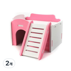 햄스터 컬러풀 하우스, 핑크, 2개