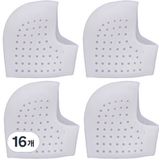 리앤베르 뒷꿈치 보습 패드 화이트 L, 1개입, 16개