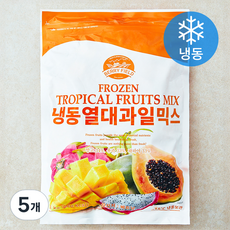 베리필드 열대과일믹스 (냉동), 5개, 1kg