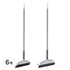 윈프라이스 3 in 1 V컷 롱밀대 청소솔, 혼합색상, 6개