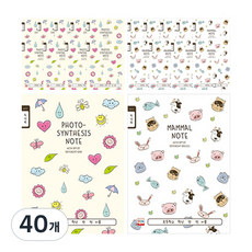 영아트 초등노트 독서록 넓은칸, 랜덤 발송, 40개