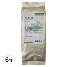이든타운 이홈베이킹 쑥분말, 200g, 6개