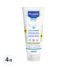무스텔라 스텔라토피아 에몰리언트 크림, 200ml, 4개