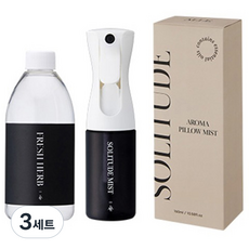 알레 솔리튜드 아로마 패브릭 미스트 150ml + 리필 500ml 세트 우디향, 3세트