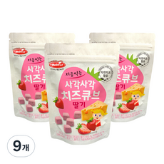 Bebest 我第一次吃鬆脆的起司塊, 草莓, 16g, 9包