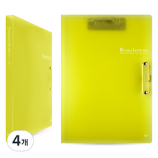 ibis 雙槓桿文件夾, 黃色, 4個