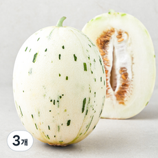 아주마 산지직송 고령 백자 메론, 1kg 이상, 3개