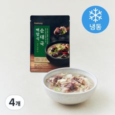 프레시지 백암식 순대국 1~2인분 (냉동), 600g, 4개