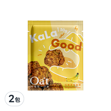 Oat+ KalaGood 燕麥一口酥 低糖原味香蕉, 50g, 2包
