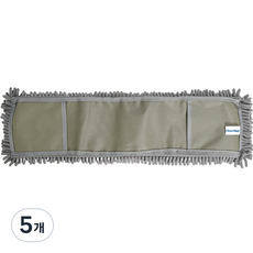 크린메이트 대형 극세사 포켓 밀걸레 60cm 리필, 5개