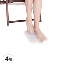 발바닥 마사지 패드, 투명, 4개