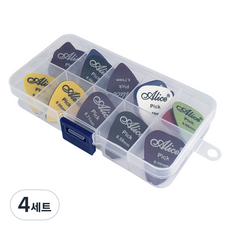 앨리스 기타 피크 24p 세트 4W118 랜덤발송, 4세트