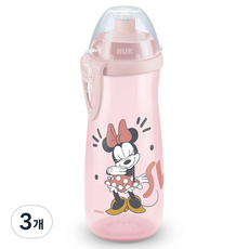 누크 스포츠 빨대컵, 450ml, 3개, 미니