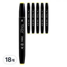 터치 트윈 마카 Y37 PASTEL YELLOW, 1색, 18개