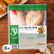 삼립 31가지 곡물 & 씨앗 프렌치롤, 132g, 1개입, 6개